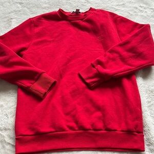 Calvin Klein Jeans Red Pullover Sweater Fleece Inside